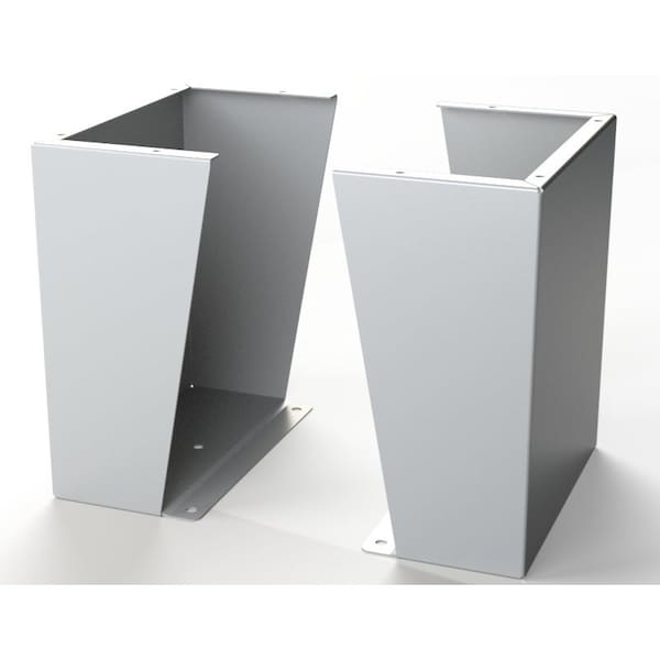 Floor Stand Kit, 18 in. H x 16 in. W x 9.12 in. L, Carbon Steel, 1 PR